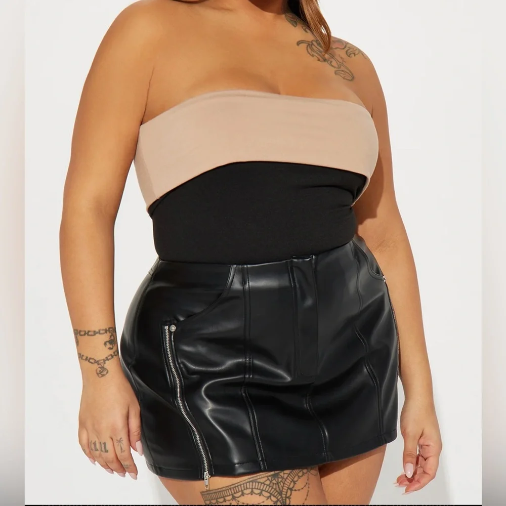 Sexy Black Stretchy Sleeveless Tube Top Bodysuit / Size Small NWOT - Picture 14 of 14